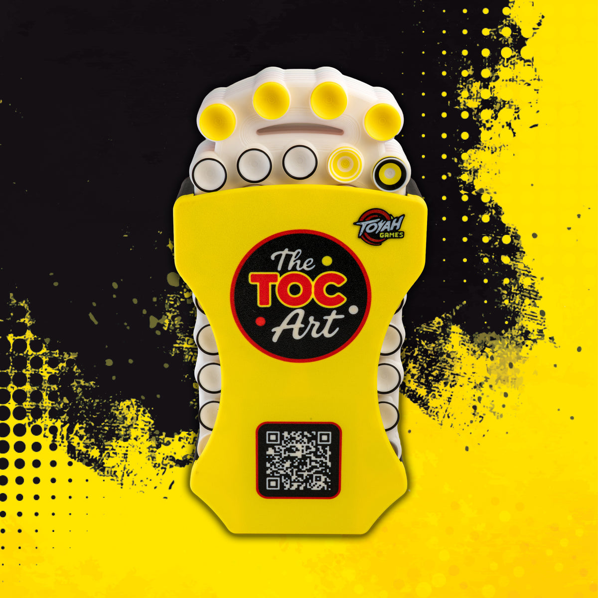Plateau The Toc Art jaune vu de face
