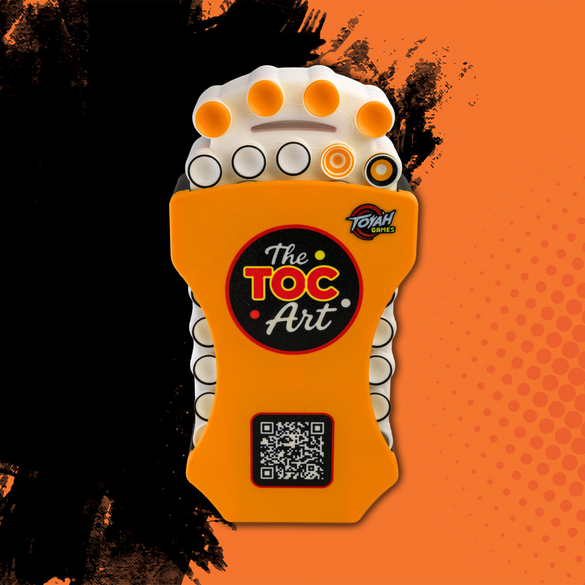 Plateau The Toc Art orange vu de face